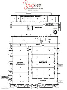 Younes Conference Center South Map